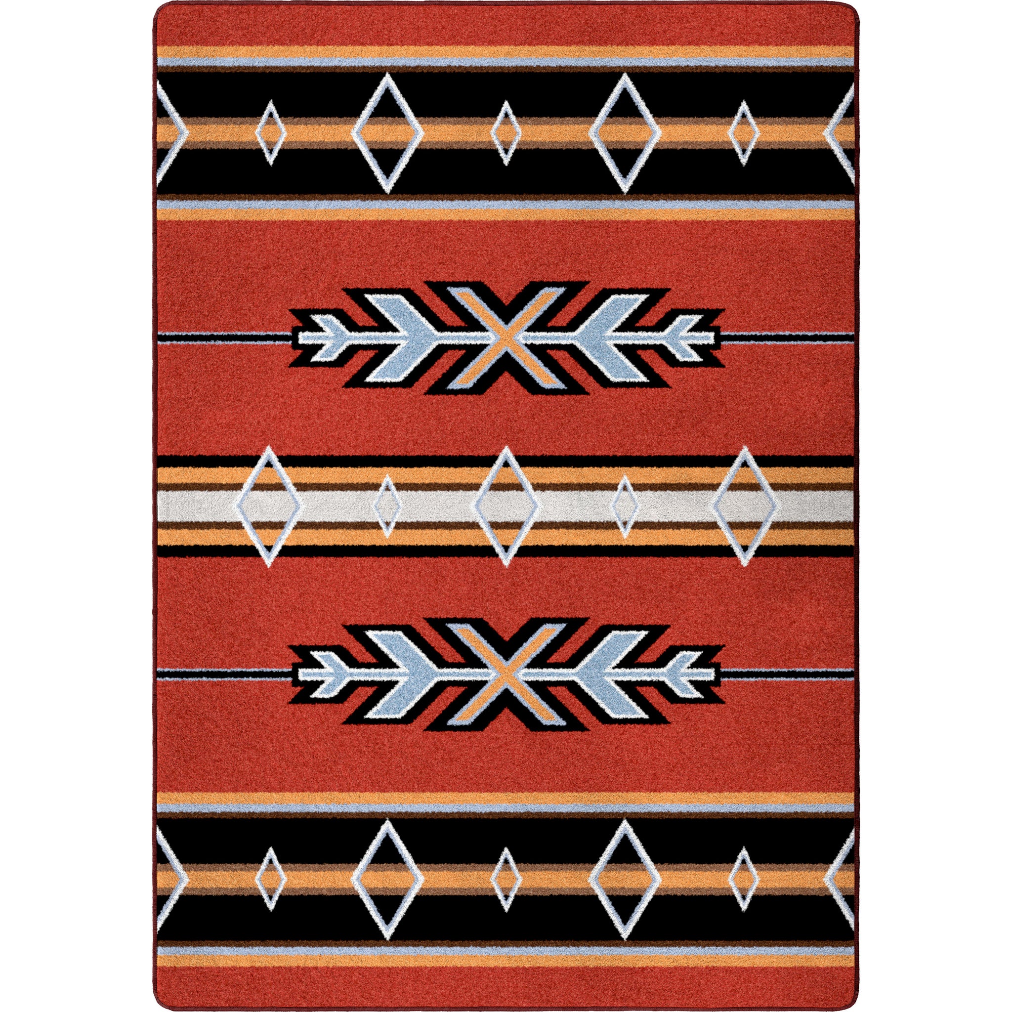 Fire Starter-Burnt Red – Boys Room Rugs