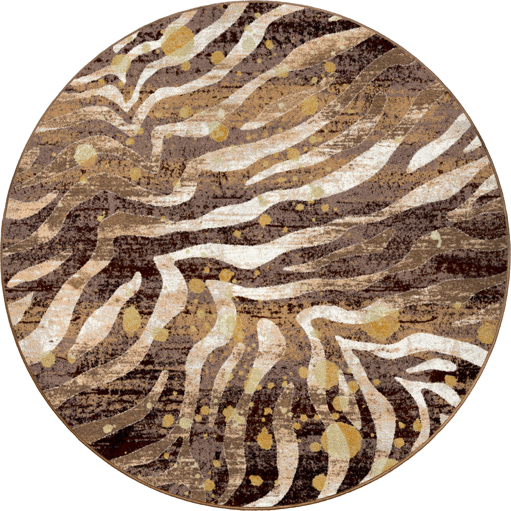 Modern Zebra-Gold Splash